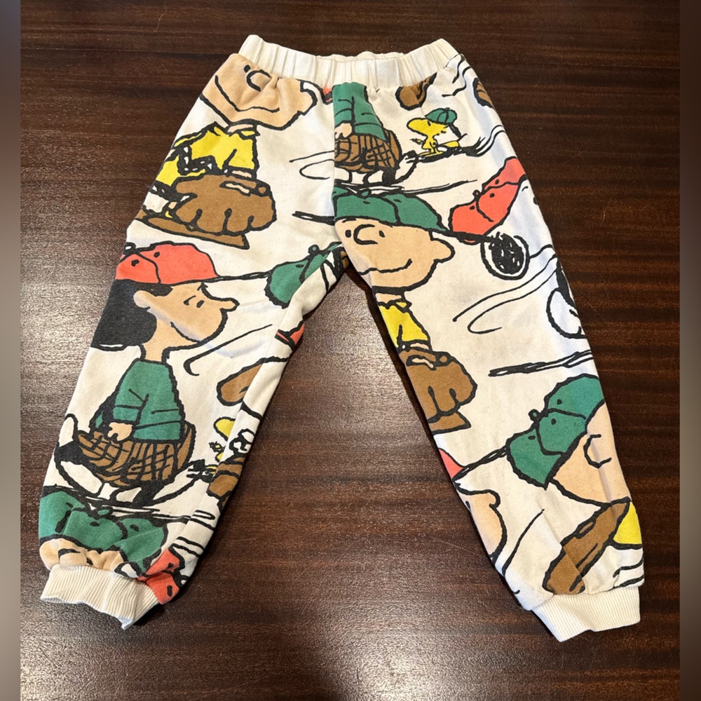 Zara Kids Multicolor Cartoon Print Joggers 5/6 years